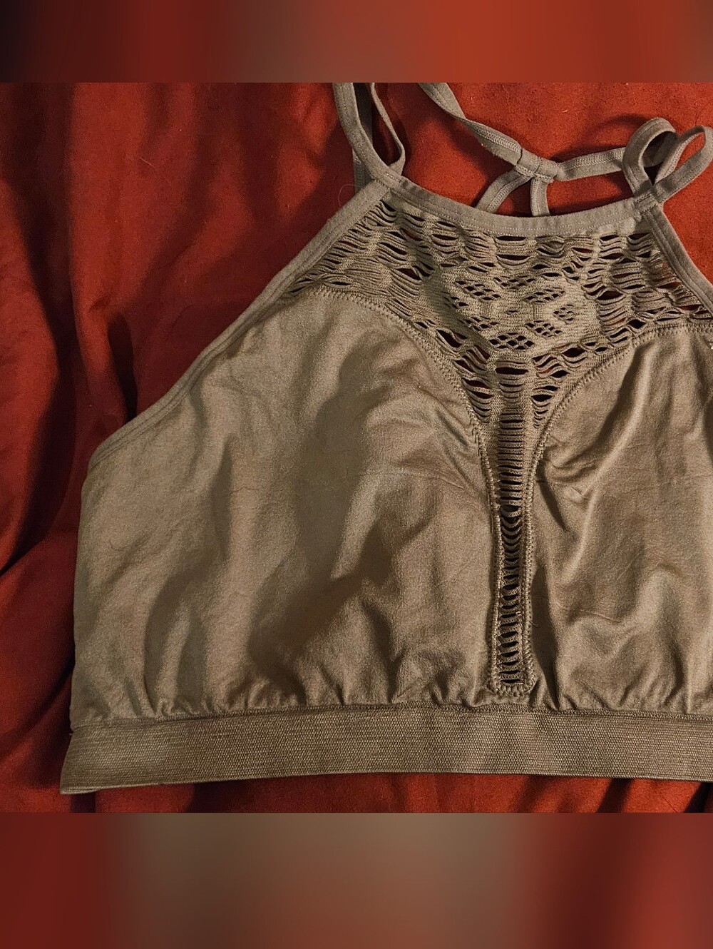 Btown Crochet-Front Sports Bra